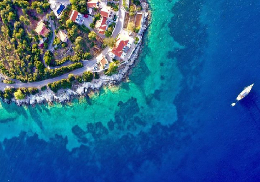 fiscardo from above